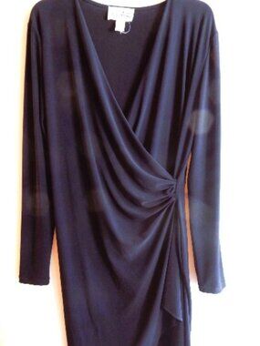 Joseph Ribkoff Navy Knit Dress in Size 16
